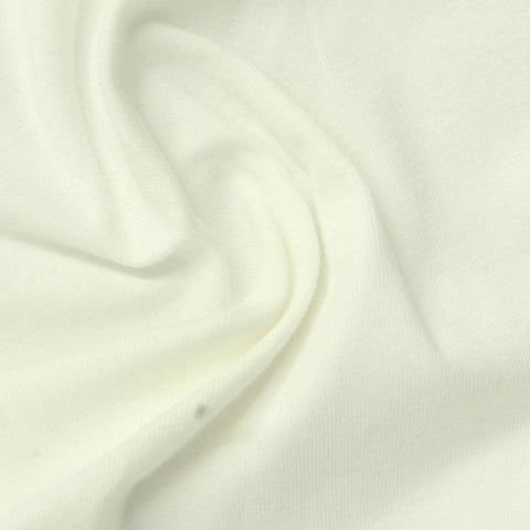 Cotton Stretch Rib Knit Fabric, 210 gsm, 155 cm — Beige