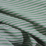 Light Green Stripe Knit, Poly-Viscose — photo 3