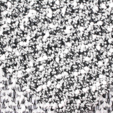 Jacquard 100% Polyester Chunky Knit Fabric, 143 gsm, 160 cm — White
