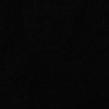 100% Viscose Rib Knit Fabric, 121 gsm, 200 cm — Black — photo 3