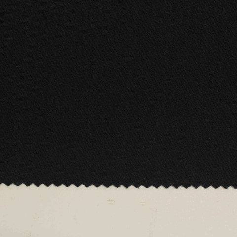 Polyester Stretch Knit Fabric, 236 gsm, 160 cm — Black