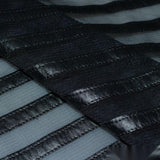 Striped 100% Polyester Knit Fabric, 120 gsm — Blue — photo 3