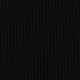 Viscose Polyester Rib Knit Fabric, 170 gsm, 185 cm — Black — photo 3