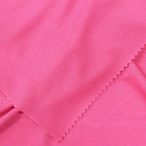 Viscose Stretch Jersey Knit Fabric, 215 gsm, 165 cm — Pink