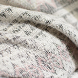 Cream Geometric Jacquard, Cotton-Poly — photo 3