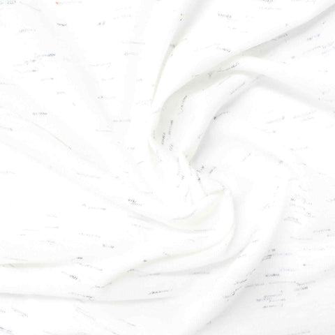 Polyester Cotton Jersey Knit Fabric, 133 gsm, 160 cm — White