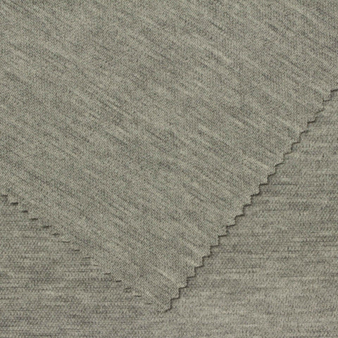 Polyester Viscose Piqué Knit Fabric, 180 gsm, 165 cm — Grey