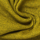 Yellow Marl Rib Knit, Cotton-Poly — photo 3