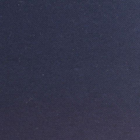 Cotton Modal Stretch Piqué Knit Fabric, 200 gsm — Navy