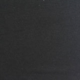 Rib Knit Fabric, 290 gsm, 165 cm — Black — photo 3