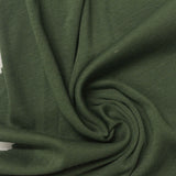 Cotton Polyester Rib Knit Fabric, 170 gsm, 154 cm — Green — photo 3