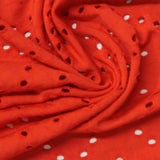 White Dots Jacquard, Polyester — photo 3