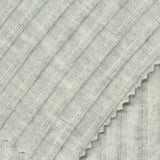 Polyester Viscose Stretch Rib Knit Fabric, 220 gsm, 152 cm — Grey — photo 3