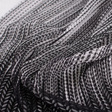 Black Chevron Mesh, Nylon-Spandex — photo 3