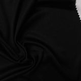 100% Polyester Interlock Knit Fabric, 95 gsm, 170 cm — Black — photo 3