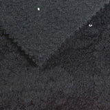 100% Polyester Fleece Fabric, 480 gsm, 165 cm — Black — photo 3