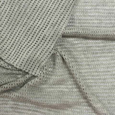 Heathered Grey Marl Mesh, Viscose