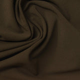 Nylon Stretch Linen-Look Fabric, 230 gsm, 155 cm — Brown — photo 3