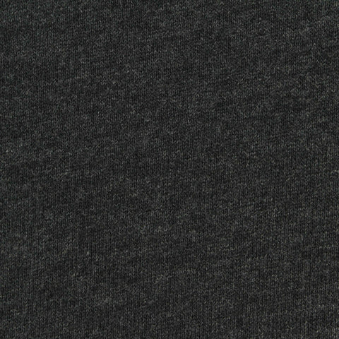 Heather Grey Marl French Terry, Cotton-Poly, 290 gsm