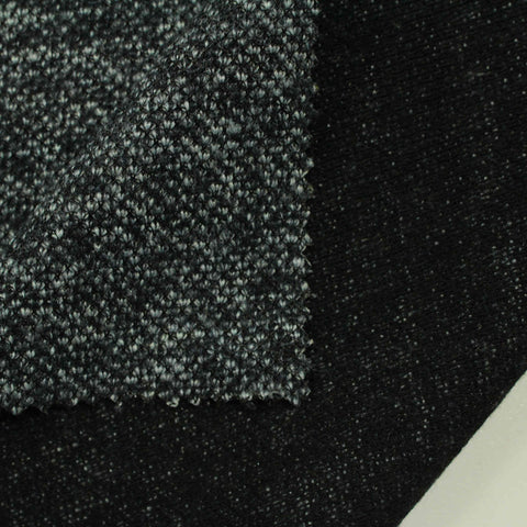 Light Grey Marl Chunky Knit, Polyester, 383 gsm