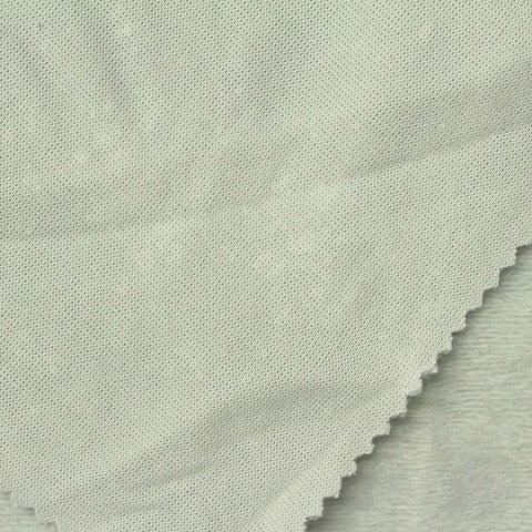 100% Polyester Velvet Fabric, 165 gsm, 160 cm — Grey