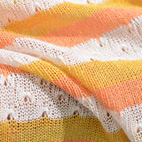 Yellow Stripes Knit, Poly-Cotton — photo 3