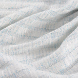 Light Blue Marl Rib Knit, Viscose-Poly — photo 3