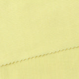 Cotton Stretch Rib Knit Fabric, 305 gsm, 120 cm — Yellow — photo 3