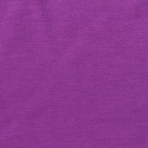 Polyester Viscose Stretch French Terry Fabric, 240 gsm, 160 cm — Purple, ref EF-276240