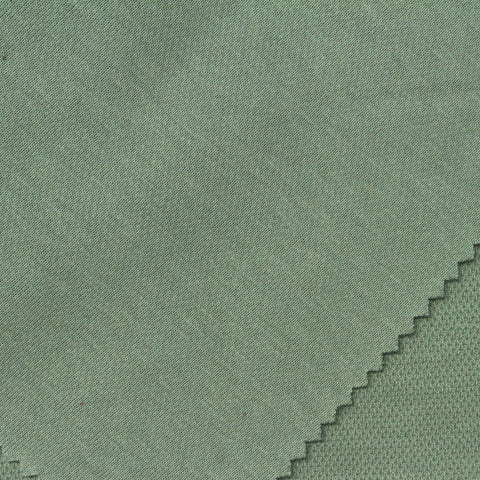 Cotton Polyester Piqué Knit Fabric, 280 gsm, 173 cm — Green