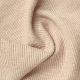 Light Beige Marl Rib Knit, Viscose-Poly — photo 3
