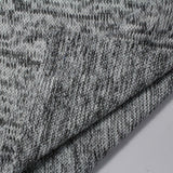 Grey Heathered-Marl Chunky Knit, Polyester — photo 3