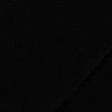 Cotton Viscose Stretch Chunky Knit Fabric, 230 gsm, 140 cm — Black — photo 3