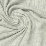 Viscose Stretch Rib Knit Fabric, 274 gsm, 123 cm — Grey — photo 3