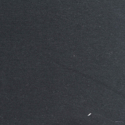 Cotton Stretch Jersey Knit Fabric, 230 gsm — Black