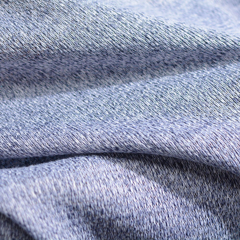 Blue Marl Chunky Knit, Polyester, 280 gsm