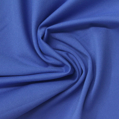 Bright Blue Interlock Knit, Nylon-Spandex