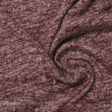 Burgundy Marl Chunky Knit, Viscose-Poly — photo 3
