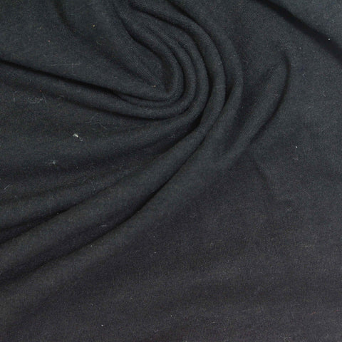 Brushed Polyester Stretch Knit Fabric, 245 gsm, 160 cm — Grey