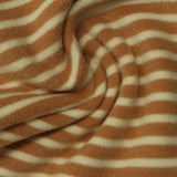 Yarn-Dyed Viscose Acrylic Blend Stretch Interlock Knit Fabric, 340 gsm, 168 cm — Brown — photo 3