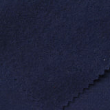 Brushed Polyester Cotton French Terry Fabric, 250 gsm, 185 cm — Navy — photo 3