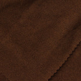 Brushed Polyester Viscose Stretch Chunky Knit Fabric, 248 gsm, 158 cm — Brown — photo 3