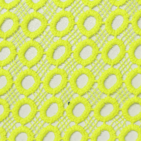 100% Polyester Knit Fabric, 125 cm — Yellow