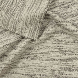 Grey Heather Chunky Knit, Viscose-Poly — photo 3