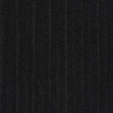 Black Vertical-Stripe Rib Knit, Polyester — photo 3