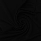 100% Viscose Interlock Knit Fabric, 230 gsm, 160 cm — Black — photo 3