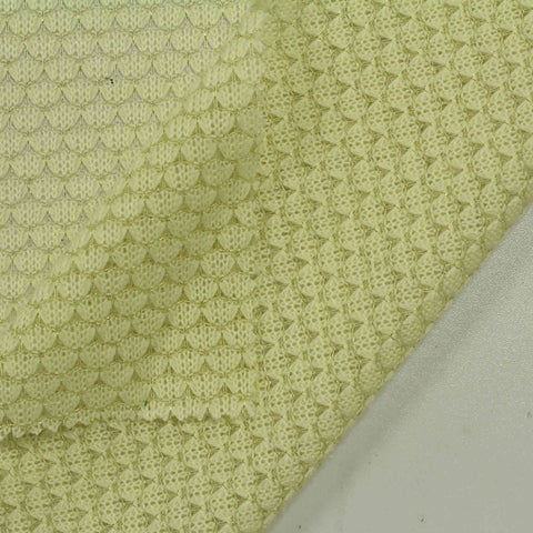 Jacquard Knit Fabric, 184 gsm, 150 cm — Khaki