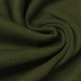 Polyester Cotton Rib Knit Fabric, 380 gsm — Green — photo 3