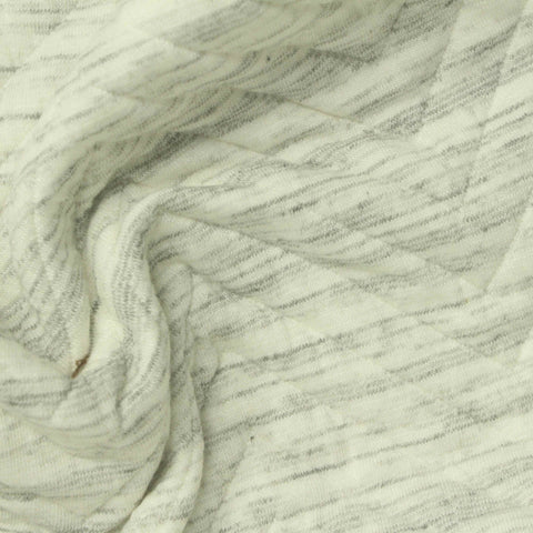 Light Grey Marl Jacquard, Poly-Cotton, 350 gsm
