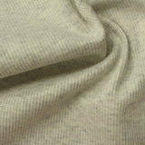 Light Grey Marl Rib Knit, Poly-Cotton — photo 3